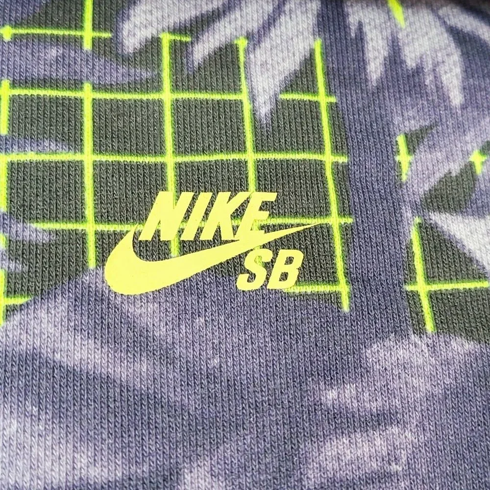 Nike SB Paradise Hoodie Men's Skateboarding Fleece Printed Floral DD0370-010 - Picture 5 of 8